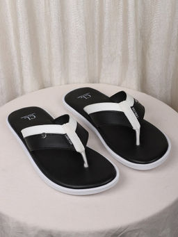 Carlton London - Stripes Black Sandals